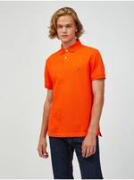 Orange Mens Polo T-Shirt Tommy Hilfiger - Men