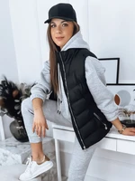 Women's quilted vest MARIN black Dstreet