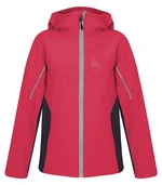 Girls softshell jacket Hannah CAPRA JR geranium/night sky