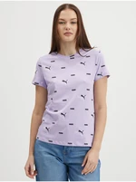 Light purple Puma Logo Power T-Shirt - Women