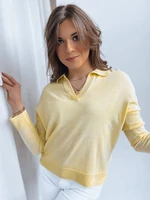 Women's sweater ORBILLA lemon Dstreet