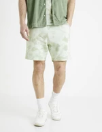 Light Green Men's Tie-dye Shorts Celio Doengame