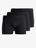 3PACK Mens Boxers Jack and Jones black