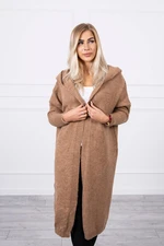 Camel hooded sweater