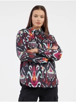 Black Desigual Eliot Womens Patterned Jacket - Women