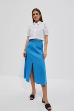 LADIES SKIRT L-SC-4020 FRESH BLUE