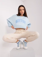 Light blue oversized hoodie