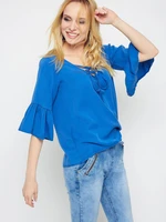 Blouse blue Yups Awd0388.R13