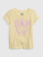 Dětské organic tričko logo GAP - Holky
