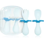 BabyOno Be Active Ergonomic Utensils for Children příbor Blue 12 m+ 2 ks