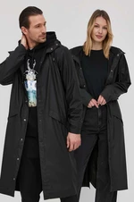 Bunda Rains Longer Jacket 18360.01-Black, čierna farba, prechodná