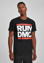 Run DMC Logo Tee Black