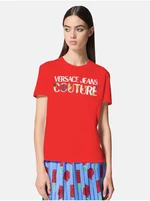 Červené dámské tričko Versace Jeans Couture - Dámské