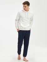 Modré pánské tepláky GAP fleece joggers