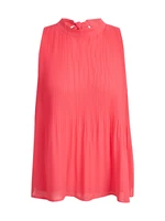 Orsay Dark pink Ladies Pleated Blouse - Ladies