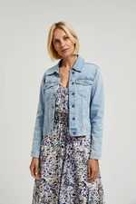 Women's denim jacket MOODO - blue