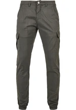 AOP Glencheck Cargo Jog Pants tmavě šedé