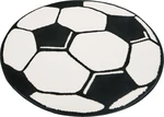 Dětský kusový koberec Prime Pile Fussball 100015-200x200 (průměr) kruh