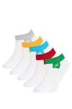 DEFACTO Boy's 5-Piece Cotton Booties Socks