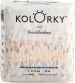 KOLORKY DAY déšť a duhy jednorazové eko plienky L 8-13 kg 19 ks