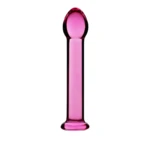 LOVETOY Sklenené dildo Glass Romance pink