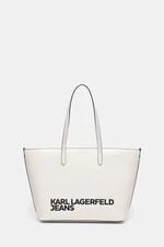 Kabelka Karl Lagerfeld Jeans biela farba, 246J3057