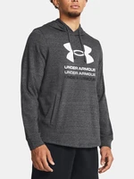 Under Armour UA Rival Terry Graphic Hood Mikina Šedá