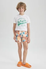 DEFACTO Boy's Patterned Swim Shorts