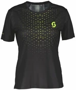 Scott RC Run SS Womens Black/Yellow XS Camiseta de running de manga corta