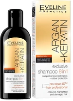 EVELINE Argan + Keratín - Šampón na vlasy 8v1 150 ml