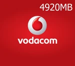 Vodacom 4920MB Data Mobile Top-up TZ