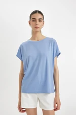 DEFACTO Crew Neck Modal Basic Short Sleeve T-Shirt