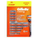 GILLETTE Fusion Náhradné hlavice 16 ks