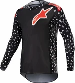 Alpinestars Supertech North Jersey Black/Neon Red S Motokrosový dres