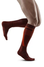 Compression knee-high socks CEP Dark orange IV, long