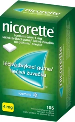 NICORETTE Icemint Gum 4mg liečivé žuvačky 105 ks