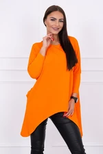 Oversize blouse orange