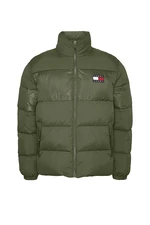 Tommy Jeans Jacket - TJM TONAL COLORBLOCK PUFFER green