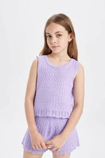 DEFACTO Girl's Openwork Undershirt