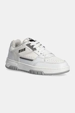 Kožené sneakers boty MSGM bílá barva, 3741MDS604 886