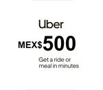 Uber MEX$500 MX Gift Card