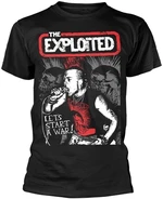 The Exploited T-shirt Let's Start A War Black L