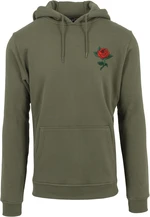 Men's Rose Hoody Olive Sweatshirt