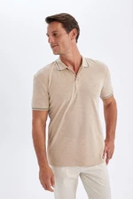 DEFACTO New Regular Fit Short Sleeve Pique Polo T-Shirt