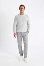 DEFACTO Straight Leg Chino Canvas Trousers