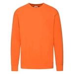 Orange Men's Sweatshirt Lightweight Set-in-Sweat Sweat Fruit of the Loom