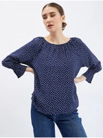 Orsay Dark blue lady polka dot blouse - Women