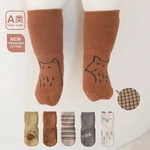 New Toddlers Girls Cotton Socks Autumn Winter Children Long Tube Sock Girls Knee High Sock Big Baby Floor Socks Baby Boy