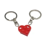 Carry On Practical Eye Catching Cute Friendship Heart Boyfriend Girlfriend Birthday Matching Brick Assembly Couples Key Ring