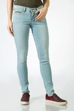 Tommy Jeans Rifle - TOMMY HILFIGER MID RISE SKINNY NORA SGBST modré